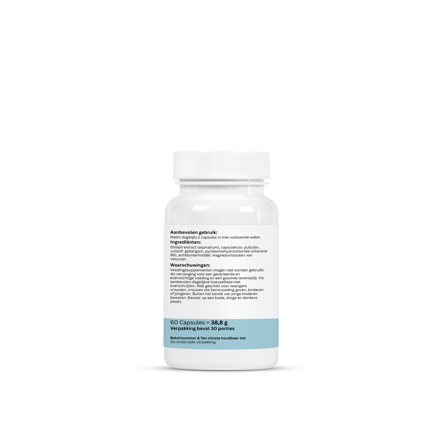 Bee Well Shilajit + Vitamin B6 - 60 Capsules