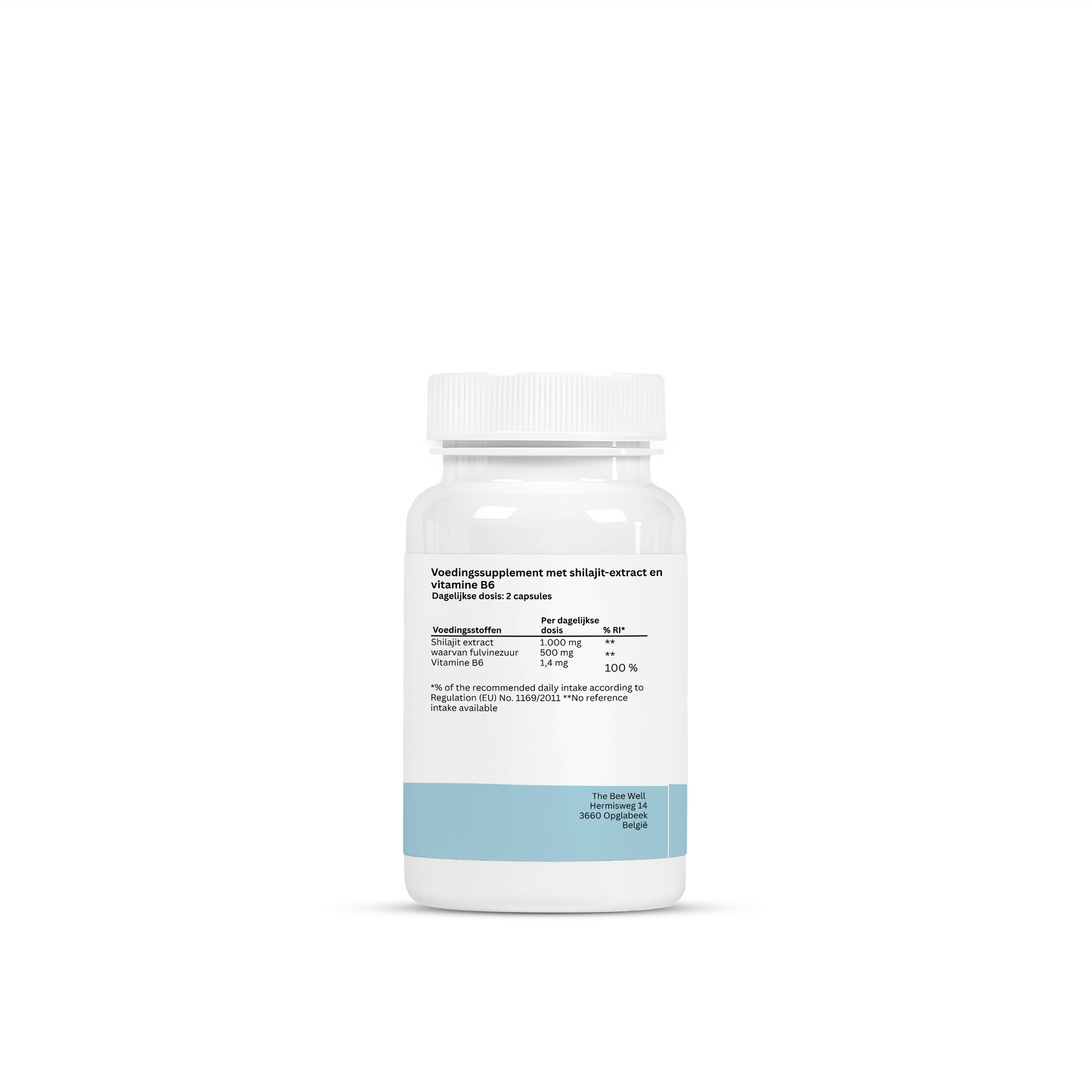 Bee Well Shilajit + Vitamin B6 - 60 Capsules